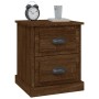 Nachttisch aus braunem Eichensperrholz, 39 x 39 x 47,5 cm von vidaXL, Nachttische - Ref: Foro24-816158, Preis: 45,24 €, Rabat...