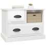 Glänzend weißer Nachttisch 60x39x45 cm von vidaXL, Nachttische - Ref: Foro24-816362, Preis: 63,17 €, Rabatt: %