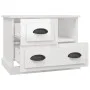 Glossy white nightstand 60x39x45 cm by vidaXL, Nightstands - Ref: Foro24-816362, Price: 62,39 €, Discount: %