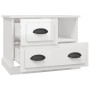 Glänzend weißer Nachttisch 60x39x45 cm von vidaXL, Nachttische - Ref: Foro24-816362, Preis: 63,17 €, Rabatt: %