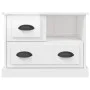 Glossy white nightstand 60x39x45 cm by vidaXL, Nightstands - Ref: Foro24-816362, Price: 62,39 €, Discount: %
