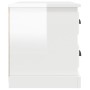Glänzend weißer Nachttisch 60x39x45 cm von vidaXL, Nachttische - Ref: Foro24-816362, Preis: 63,17 €, Rabatt: %