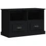 Mueble para TV madera contrachapada negro 80x35x50 cm de vidaXL, Muebles TV - Ref: Foro24-816281, Precio: 73,23 €, Descuento: %
