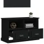 Mueble para TV madera contrachapada negro 80x35x50 cm de vidaXL, Muebles TV - Ref: Foro24-816281, Precio: 73,23 €, Descuento: %