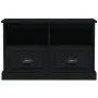 Mueble para TV madera contrachapada negro 80x35x50 cm de vidaXL, Muebles TV - Ref: Foro24-816281, Precio: 73,23 €, Descuento: %