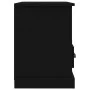 Black plywood TV cabinet 80x35x50 cm by vidaXL, TV Furniture - Ref: Foro24-816281, Price: 73,23 €, Discount: %