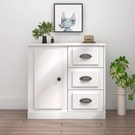 Sideboard aus weißem Sperrholz 70x35,5x67,5 cm von vidaXL, Sideboards - Ref: Foro24-816192, Preis: 105,72 €, Rabatt: %