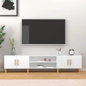 Mueble para TV madera contrachapada blanco 180x31,5x40 cm de vidaXL, Muebles TV - Ref: Foro24-816256, Precio: 102,67 €, Descu...