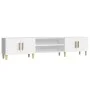 TV stand made of white plywood 180x31.5x40 cm by vidaXL, TV Furniture - Ref: Foro24-816256, Price: 102,52 €, Discount: %