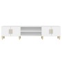 Sperrholz TV-Möbel weiß 180x31,5x40 cm von vidaXL, TV-Möbel - Ref: Foro24-816256, Preis: 104,14 €, Rabatt: %