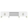 TV stand made of white plywood 180x31.5x40 cm by vidaXL, TV Furniture - Ref: Foro24-816256, Price: 102,52 €, Discount: %