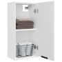 Weißer Wand-Badezimmerschrank 32x20x67 cm von vidaXL, Schließfächer und Lagerschränke - Ref: Foro24-811295, Preis: 43,79 €, R...