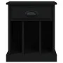 Schwarzer Nachttisch 43x36x50 cm von vidaXL, Nachttische - Ref: Foro24-816346, Preis: 45,44 €, Rabatt: %