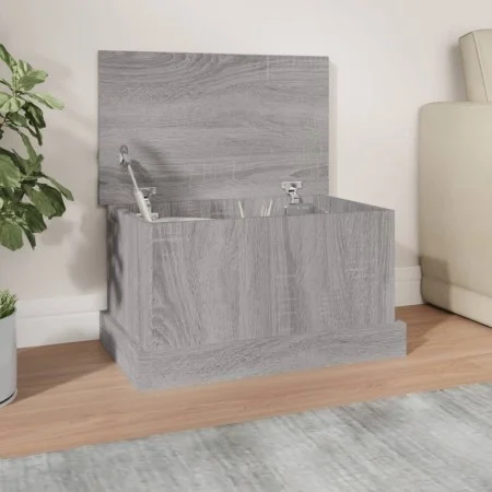 Sonoma gray plywood storage trunk 50x30x28 cm by vidaXL, Storage trunks - Ref: Foro24-816502, Price: 35,65 €, Discount: %