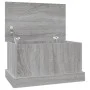 Sonoma gray plywood storage trunk 50x30x28 cm by vidaXL, Storage trunks - Ref: Foro24-816502, Price: 35,65 €, Discount: %