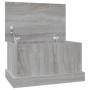 Stauraum aus Sperrholz in Sonoma-Grau, 50 x 30 x 28 cm von vidaXL, Aufbewahrungskisten - Ref: Foro24-816502, Preis: 35,55 €, ...