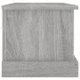 Sonoma gray plywood storage trunk 50x30x28 cm by vidaXL, Storage trunks - Ref: Foro24-816502, Price: 35,65 €, Discount: %