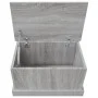 Sonoma gray plywood storage trunk 50x30x28 cm by vidaXL, Storage trunks - Ref: Foro24-816502, Price: 35,65 €, Discount: %