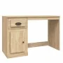 Oak plywood desk with drawer 115x50x75 cm by vidaXL, Desks - Ref: Foro24-816475, Price: 94,04 €, Discount: %
