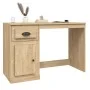 Oak plywood desk with drawer 115x50x75 cm by vidaXL, Desks - Ref: Foro24-816475, Price: 94,04 €, Discount: %