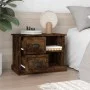 Smoked oak nightstand 60x35.5x45 cm by vidaXL, Nightstands - Ref: Foro24-816373, Price: 49,54 €, Discount: %