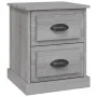 Mesita de noche madera contrachapada gris Sonoma 39x39x47,5 cm de vidaXL, Mesitas de noche - Ref: Foro24-816156, Precio: 44,3...