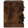 Smoked oak nightstand 60x35.5x45 cm by vidaXL, Nightstands - Ref: Foro24-816373, Price: 49,54 €, Discount: %