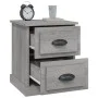 Mesita de noche madera contrachapada gris Sonoma 39x39x47,5 cm de vidaXL, Mesitas de noche - Ref: Foro24-816156, Precio: 44,3...