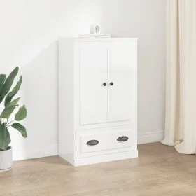 Glossy white plywood sideboard 60x35.5x103.5 cm by vidaXL, Sideboards - Ref: Foro24-816298, Price: 84,71 €, Discount: %