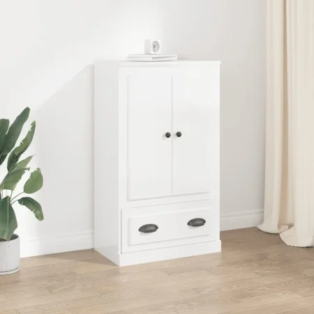 Hochglanzweißes Sperrholz-Sideboard 60 x 35,5 x 103,5 cm von vidaXL, Sideboards - Ref: Foro24-816298, Preis: 84,71 €, Rabatt: %