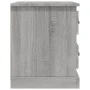 Nachttisch aus grauem Sonoma-Sperrholz, 39 x 39 x 47,5 cm von vidaXL, Nachttische - Ref: Foro24-816156, Preis: 44,31 €, Rabat...