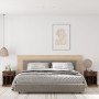 Mesitas de noche 2 unidades color roble ahumado 43x36x50 cm de vidaXL, Mesitas de noche - Ref: Foro24-816355, Precio: 64,78 €
