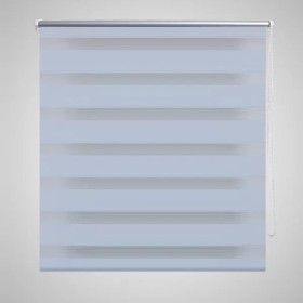 Zebra-Rollo 40 x 100 cm weiß von vidaXL, Jalousien und Jalousien - Ref: Foro24-240182, Preis: 16,06 €, Rabatt: %