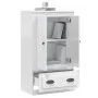 Aparador de madera contrachapada blanco brillo 60x35,5x103,5 cm de vidaXL, Aparadores - Ref: Foro24-816298, Precio: 84,70 €, ...