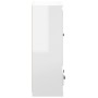 Glossy white plywood sideboard 60x35.5x103.5 cm by vidaXL, Sideboards - Ref: Foro24-816298, Price: 85,66 €, Discount: %