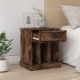 Mesitas de noche 2 unidades color roble ahumado 43x36x50 cm de vidaXL, Mesitas de noche - Ref: Foro24-816355, Precio: 64,78 €