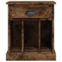 Nightstands 2 units smoked oak color 43x36x50 cm by vidaXL, Nightstands - Ref: Foro24-816355, Price: 57,83 €, Discount: %
