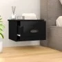 Wall-mounted bedside tables 2 units black 41.5x36x28 cm by vidaXL, Nightstands - Ref: Foro24-816379, Price: 64,26 €, Discount: %