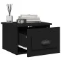 Mesitas de noche de pared 2 uds negra 41,5x36x28 cm de vidaXL, Mesitas de noche - Ref: Foro24-816379, Precio: 64,26 €, Descue...