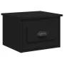 Mesitas de noche de pared 2 uds negra 41,5x36x28 cm de vidaXL, Mesitas de noche - Ref: Foro24-816379, Precio: 64,26 €, Descue...