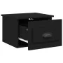 Mesitas de noche de pared 2 uds negra 41,5x36x28 cm de vidaXL, Mesitas de noche - Ref: Foro24-816379, Precio: 64,26 €, Descue...