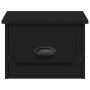 Mesitas de noche de pared 2 uds negra 41,5x36x28 cm de vidaXL, Mesitas de noche - Ref: Foro24-816379, Precio: 64,96 €, Descue...