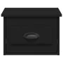 Mesitas de noche de pared 2 uds negra 41,5x36x28 cm de vidaXL, Mesitas de noche - Ref: Foro24-816379, Precio: 64,26 €, Descue...