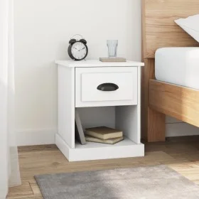 Nachttische, 2 Stück, weißes Sperrholz, 39 x 39 x 47,5 cm von vidaXL, Nachttische - Ref: Foro24-816129, Preis: 51,39 €, Rabat...