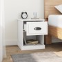 Nachttische, 2 Stück, weißes Sperrholz, 39 x 39 x 47,5 cm von vidaXL, Nachttische - Ref: Foro24-816129, Preis: 51,56 €, Rabat...