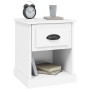 Nachttische, 2 Stück, weißes Sperrholz, 39 x 39 x 47,5 cm von vidaXL, Nachttische - Ref: Foro24-816129, Preis: 51,56 €, Rabat...