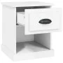 Mesitas de noche 2 uds madera contrachapada blanco 39x39x47,5cm de vidaXL, Mesitas de noche - Ref: Foro24-816129, Precio: 51,...