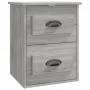 Sonoma grauer Wand-Nachttisch 41,5x36x53 cm von vidaXL, Nachttische - Ref: Foro24-816404, Preis: 37,80 €, Rabatt: %