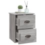 Mesita de noche de pared gris Sonoma 41,5x36x53 cm de vidaXL, Mesitas de noche - Ref: Foro24-816404, Precio: 44,89 €, Descuen...