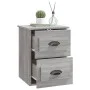 Sonoma grauer Wand-Nachttisch 41,5x36x53 cm von vidaXL, Nachttische - Ref: Foro24-816404, Preis: 37,80 €, Rabatt: %